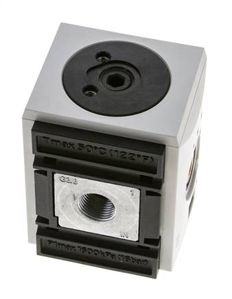 Distributor G3/8x1/2x1/4 4500 l/min with Check Valve Futura 2