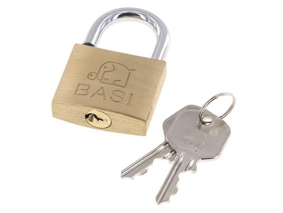 Cylinder padlock 40 Simultaneous Locking with Closure B