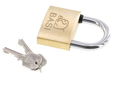 Cylinder padlock 60 Simultaneous Locking with Closure B