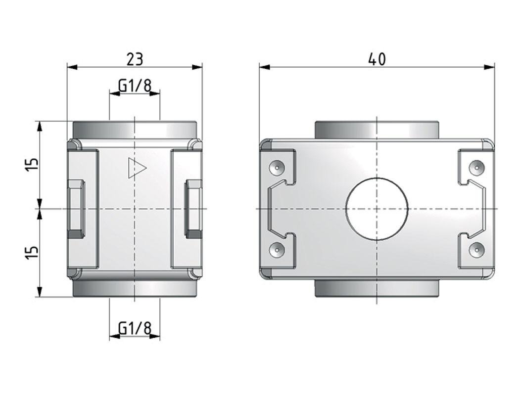 Distributor G1/4 2700 l/min Multifix 0