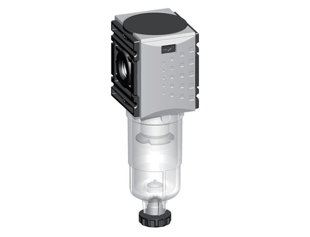 Filter 5microns G1/4'' 1000 l/min Semi-Auto Polycarbonate Futura 0