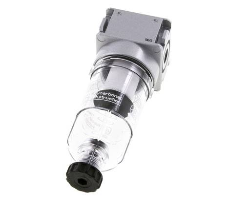 Filter 5microns G1/8'' 1000 l/min Semi-Auto Polycarbonate Multifix 0