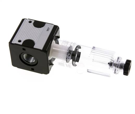 Filter 5microns G3/8'' 2000 l/min Semi-Auto Polycarbonate Multifix 1