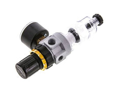 Filter-Regulator G1/4'' 350 l/min 0.5-3.0bar/7-44psi Semi-Auto Polycarbonate Standard 0