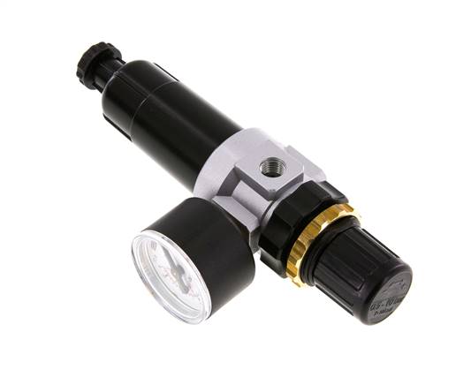 Filter-Regulator G1/8'' 350 l/min 0.5-10.0bar/7-145psi Semi-Auto Metal Standard 0