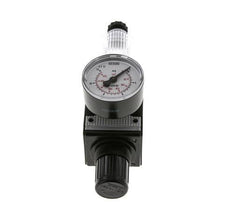 Filter-Regulator G1/4'' 1600 l/min 0.5-16.0bar/7-232psi Semi-Auto Polycarbonate Multifix 1