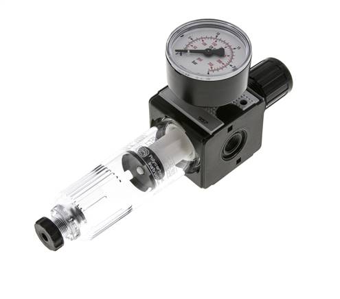 Filter-Regulator G1/4'' 1600 l/min 0.5-16.0bar/7-232psi Semi-Auto Polycarbonate Multifix 1