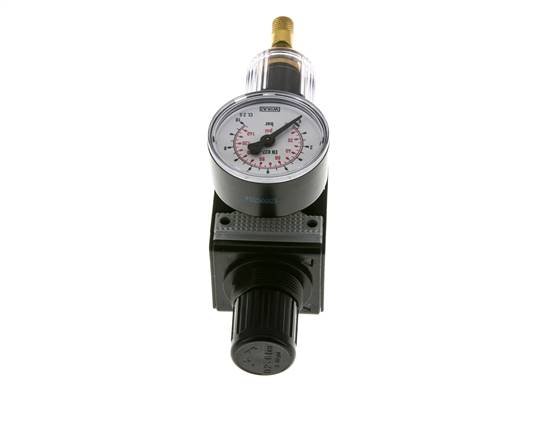 Filter-Regulator G1/4'' 1600 l/min 0.2-6.0bar/3-87psi Auto Polycarbonate Multifix 1