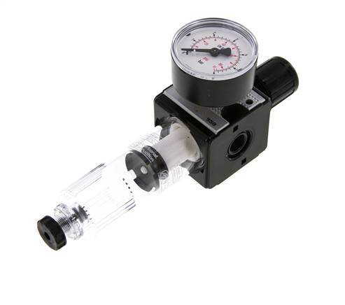 Filter-Regulator G1/4'' 1600 l/min 0.1-3.0bar/1-44psi Semi-Auto Polycarbonate Multifix 1
