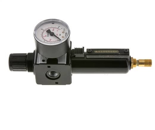 Filter-Regulator G1/4'' 1600 l/min 0.5-10.0bar/7-145psi Auto Metal Multifix 1