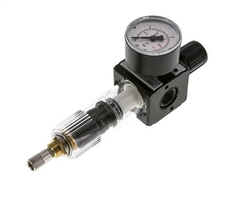 Filter-Regulator G3/8'' 1600 l/min 0.5-10.0bar/7-145psi Auto (Closed Without Pressure) Polycarbonate Multifix 1