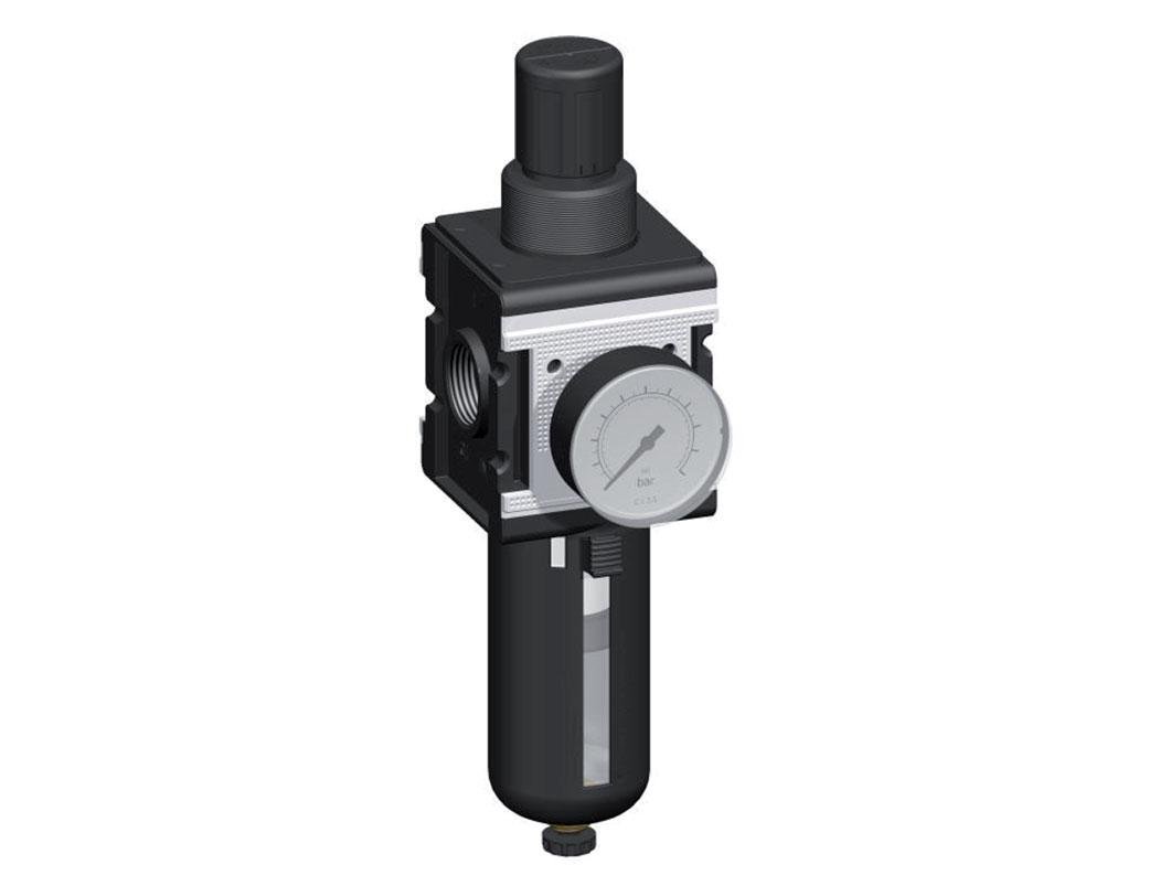 Filter-Regulator G3/4'' 12000 l/min 0.1-3.0bar/1-44psi Auto Polycarbonate Multifix 4