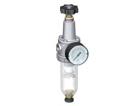Filter-Regulator G1/4'' 900 l/min 0.5-16.0bar/7-232psi Semi-Auto Metal Standard 1