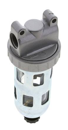 Filter 5microns G3/8'' 800 l/min Semi-Auto Protective Cage Polycarbonate Standard 1