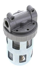 Filter 40microns G3/8'' 3100 l/min Semi-Auto Protective Cage Polycarbonate Standard 2