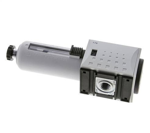 Pre-Filter 0.3microns G1/4'' 300 l/min Semi-Auto Polycarbonate Futura 1