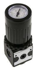 Pressure Regulator G1/4'' 2100 l/min 0.2-6.0bar/3-87psi Zinc Die-Cast Knob with Gauge Multifix 1