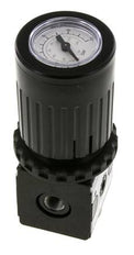 Pressure Regulator G1/4'' 2100 l/min 0.2-6.0bar/3-87psi Zinc Die-Cast Knob with Gauge Multifix 1