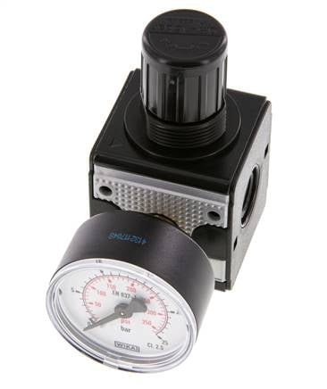 Pressure Regulator G1/4'' 2100 l/min 0.5-16.0bar/7-232psi Zinc Die-Cast Multifix 1