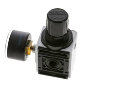 Pressure Regulator for Manifold Assembly G1/4'' 1000 l/min 0.5-10.0bar/7-145psi PA 40 mm Pressure Gauge Futura 0