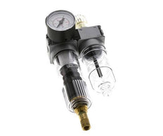 FRL 2-Part G1/8'' 700 l/min 0.5-10.0bar/7-145psi Auto 40 mm Pressure Gauge Polycarbonate Multifix 0