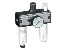 FRL 3-Part G1/4'' 1200 l/min 0.5-10.0bar/7-145psi Auto Polycarbonate Multifix 1
