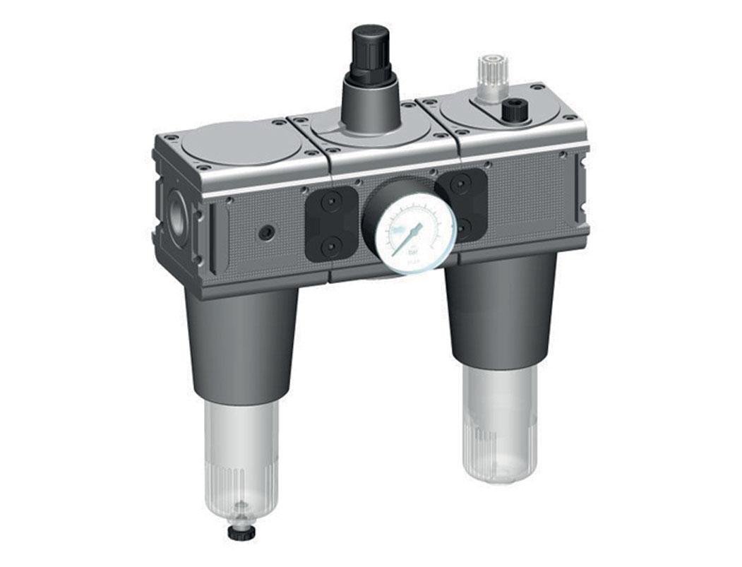 FRL 3-Part G3/4'' 13500 l/min 0.2-6.0bar/3-87psi Semi-Auto Metal Multifix 5