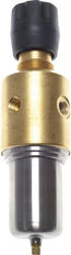 Filter-Regulator G1/4'' 800 l/min 0.2-3.0bar/3-44psi Manual Brass/Stainless Steel