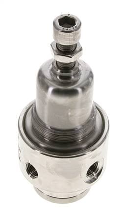 Pressure Regulator G1/4'' 700 l/min 0.5-8.0bar/7-116psi Stainless Steel