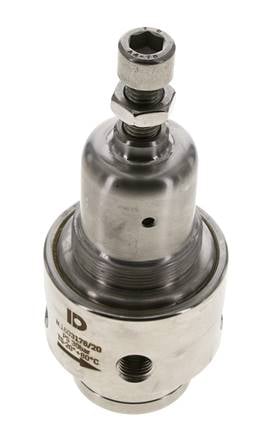 Pressure Regulator G1/4'' 700 l/min 0.2-3.0bar/3-44psi Stainless Steel Gases Liquids