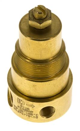 Pressure Regulator G1/4'' 330 l/min 0.1-1.5bar/1-22psi Brass CO2