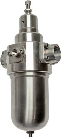 Filter-Regulator G1'' 6000 l/min 0.2-3.0bar/3-44psi Auto Stainless Steel