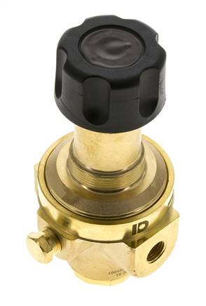 Pressure Regulator G1/4'' 490 l/min 0.5-8.0bar/7-116psi Brass Gases Liquids