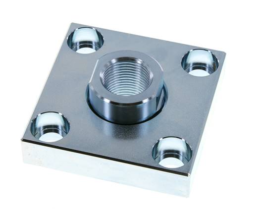 Zinc Plated Steel Flexo Coupling with Mounting Plate for 125 mm ISO 15552 Cylinder