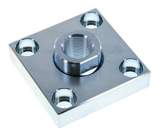 Zinc Plated Steel Flexo Coupling with Mounting Plate for 125 mm ISO 15552 Cylinder