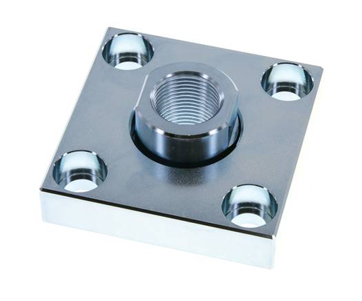 Zinc Plated Steel Flexo Coupling with Mounting Plate for 125 mm ISO 15552 Cylinder