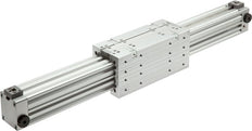 Rodless Cylinder 40-1800mm - Magnetic - Damping - Double Guide