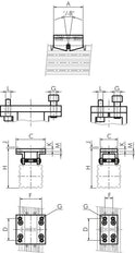 Pendular Bridge 50 mm Rodless narrow