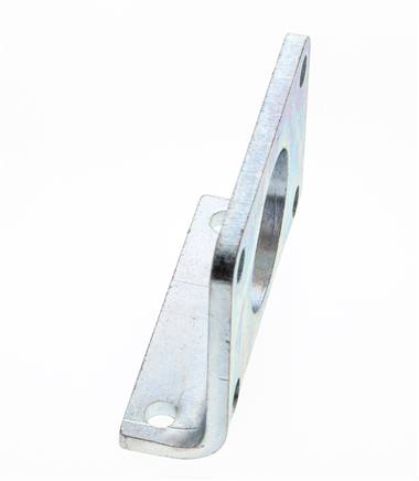Foot Mount 63 mm Round Zinc plated steel