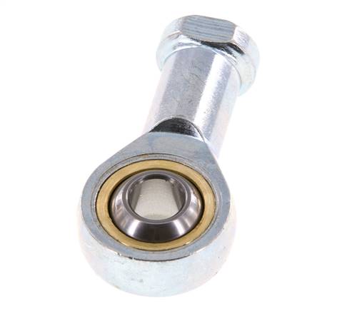 Spherical Rod-end M8 Female Zinc plated steel