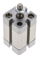 ISO 21287 Compact Double Acting Cylinder 20-20mm - Magnetic - Male Rod