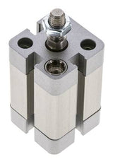 ISO 21287 Compact Double Acting Cylinder 20-20mm - Magnetic - Male Rod