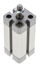 ISO 21287 Compact Double Acting Cylinder 20-40mm - Magnetic - Male Rod
