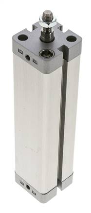 ISO 21287 Compact Double Acting Cylinder 25-125mm - Magnetic - Male Rod