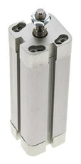 ISO 21287 Compact Double Acting Cylinder 25-80mm - Magnetic - Male Rod