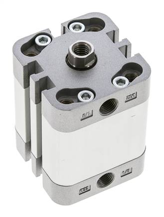 ISO 21287 Compact Double Acting Cylinder 32-20mm - Magnetic