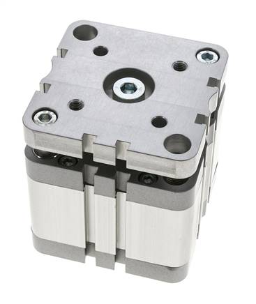 ISO 21287 Compact Double Acting Cylinder 80-25mm - Magnetic - Non-Rotating