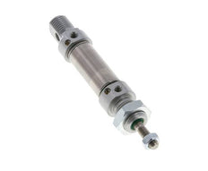 ISO 6432 Round Double Acting Cylinder 16-10mm - Magnetic - Damping