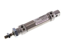 ISO 6432 Round Double Acting Cylinder 25-50mm - Magnetic - Damping