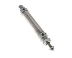 ISO 6432 Round Double Acting Cylinder 25-80mm - Magnetic - Damping
